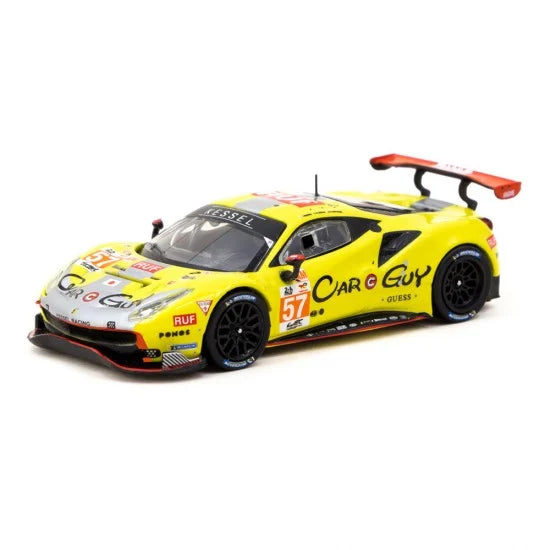 Tarmac Works 2023 Ferrari 488 GTE S. Huffaker / T. Kimura / D. Serra 24h of Le Mans