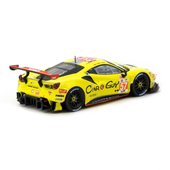 Tarmac Works 2023 Ferrari 488 GTE S. Huffaker / T. Kimura / D. Serra 24h of Le Mans