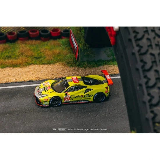 Tarmac Works 2023 Ferrari 488 GTE S. Huffaker / T. Kimura / D. Serra 24h of Le Mans