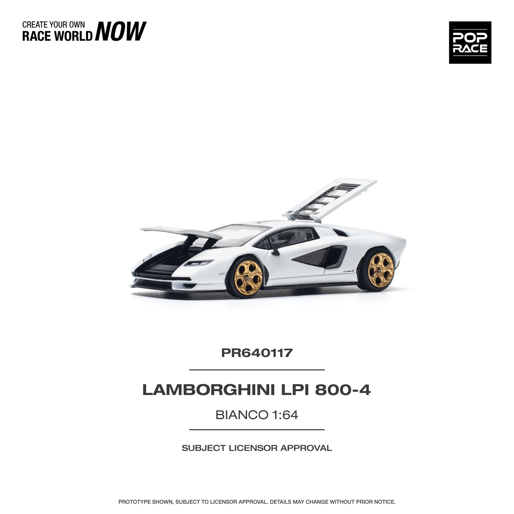 Pop Race Lamborghini Countach LPI 800-4