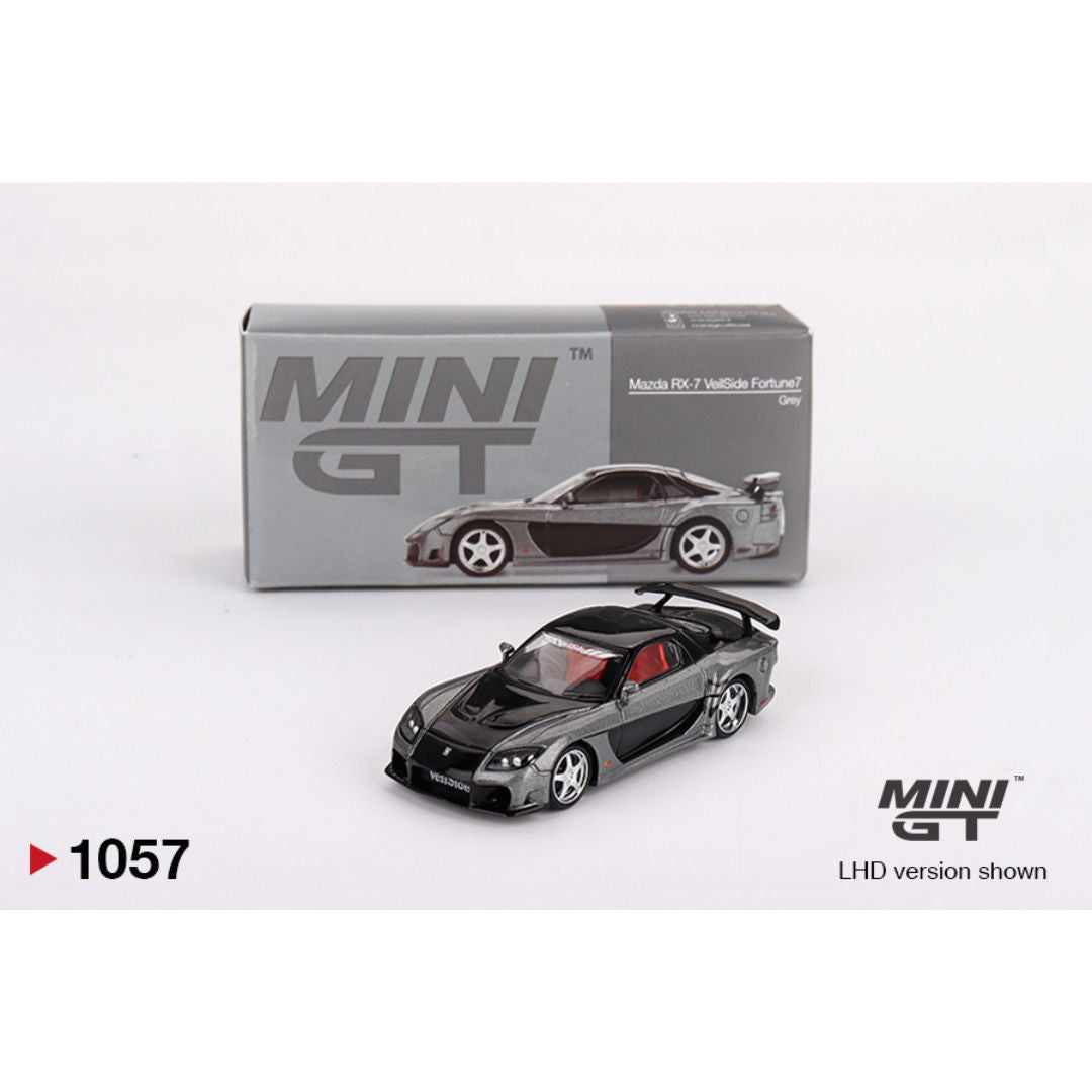 ミニGT VeilSide 35Th Anniversary 限定 Model Mini GT Mazda RX-7 VeilSide Fortune Grey - 1057