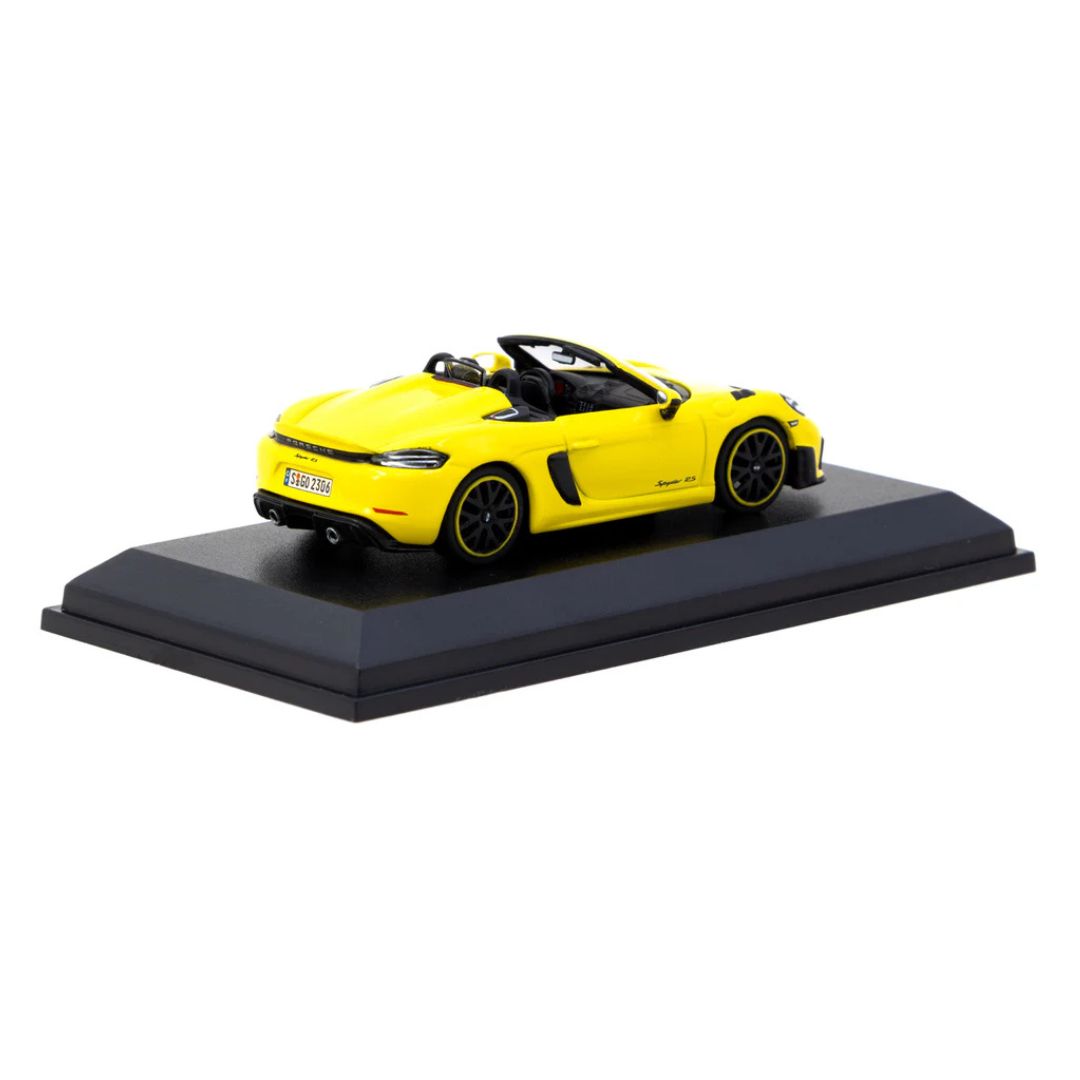 Minichamps X Tarmac Works Porsche 718 Spyder RS Racing Yellow