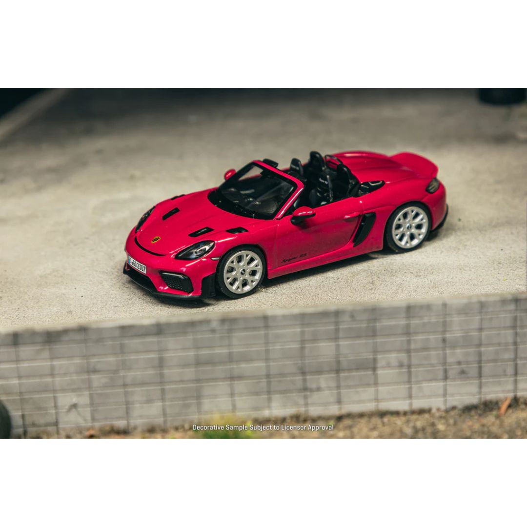 Minichamps X Tarmac Works Porsche 718 Spyder RS Ruby Star Neo