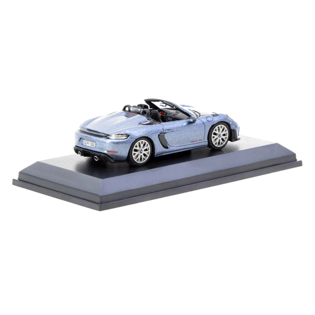 Minichamps X Tarmac Works Porsche 718 Spyder RS Vanadium Grey Metallic