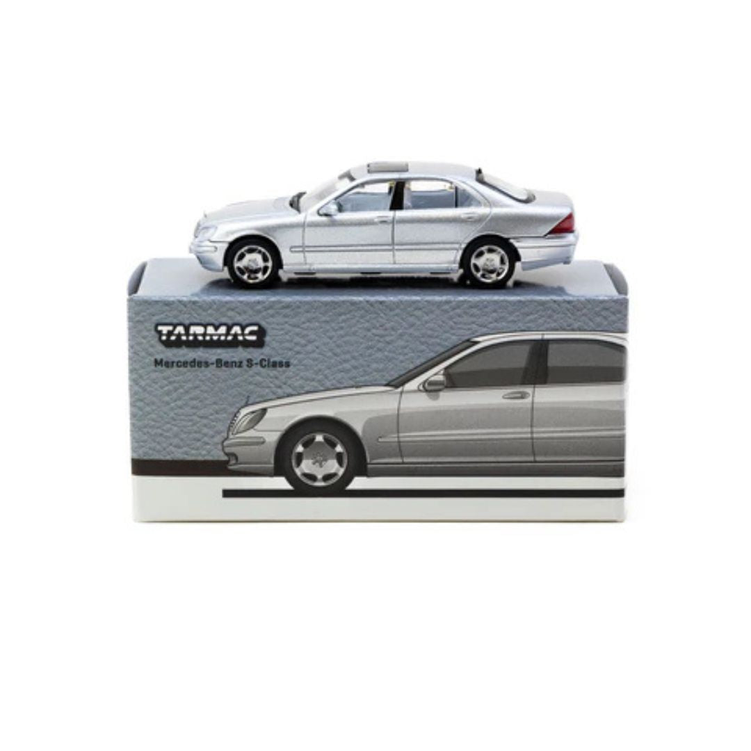 Tarmac Works Mercedes-Benz S-Class Brilliant Silver Metallic