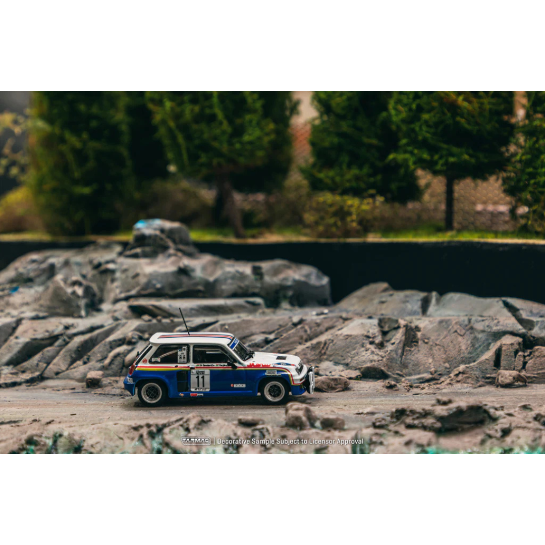 Tarmac Works 1985 Renault 5 Turbo #11 Attila Ferjancz / Janos Tandari Costa Brava Rally