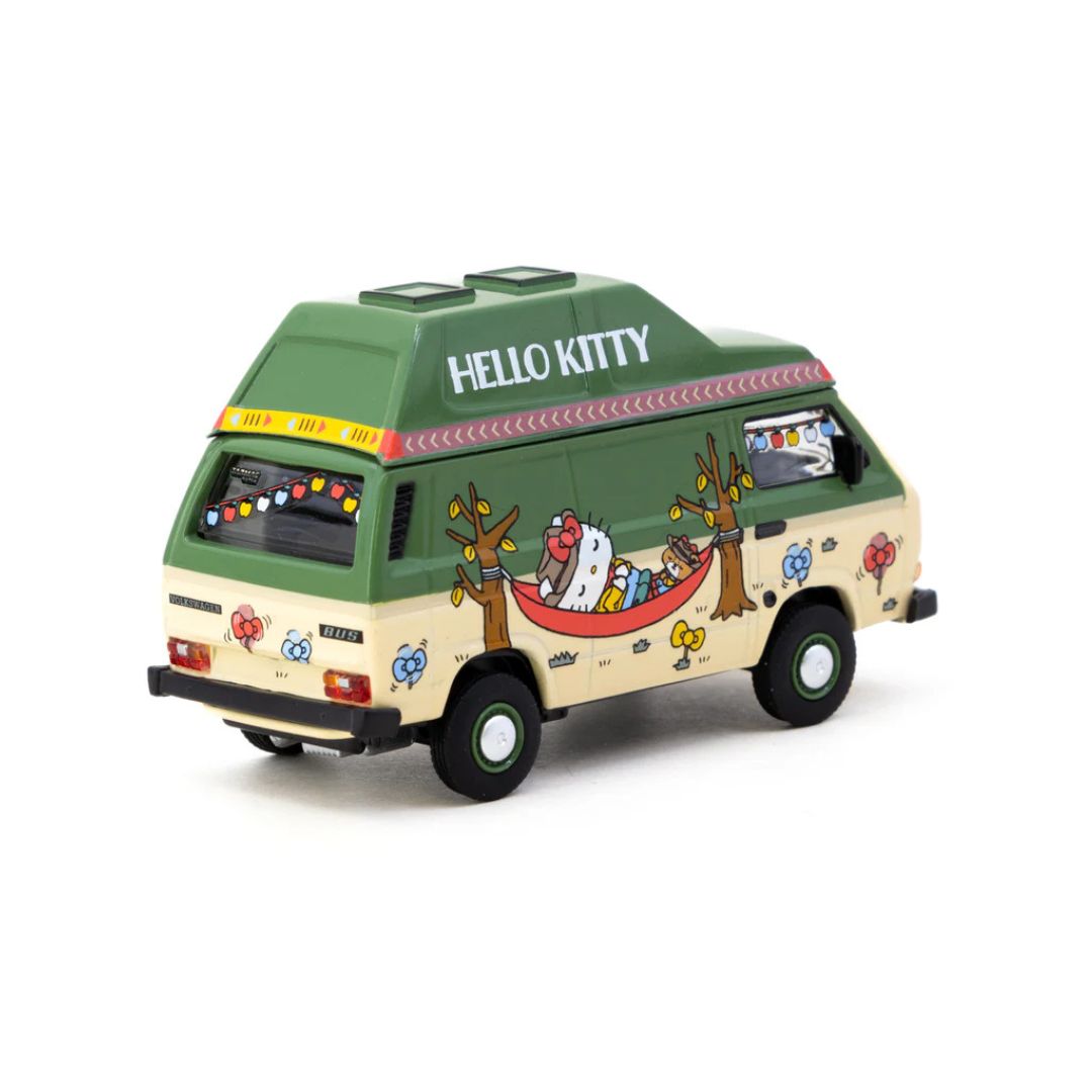 Schuco x Tarmac Works Volkswagen T3 Van Hello Kitty Camping