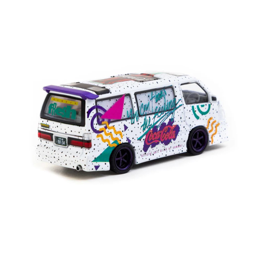 Tarmac Works Toyota Hiace Wagon Custom Coca-Cola Delivery Van