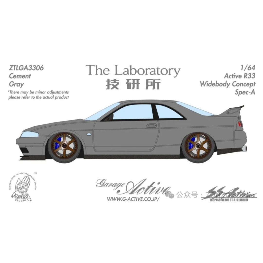 PRE-ORDER - The Laboratory Garage Active R33 Widebody Concept Spec A