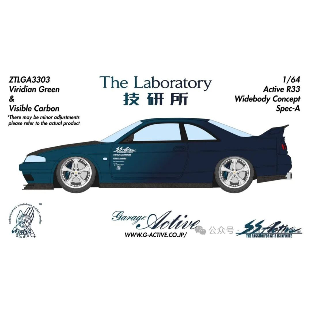 PRE-ORDER - The Laboratory Garage Active R33 Widebody Concept Spec A