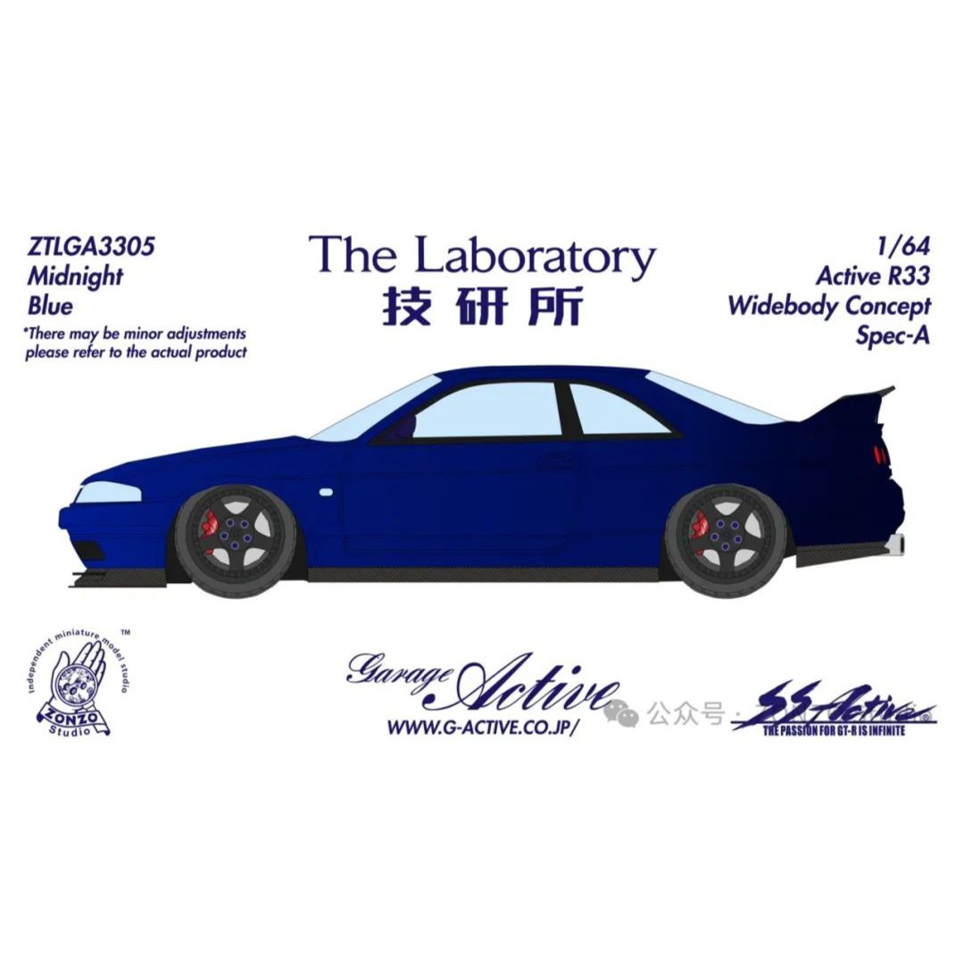 PRE-ORDER - The Laboratory Garage Active R33 Widebody Concept Spec A