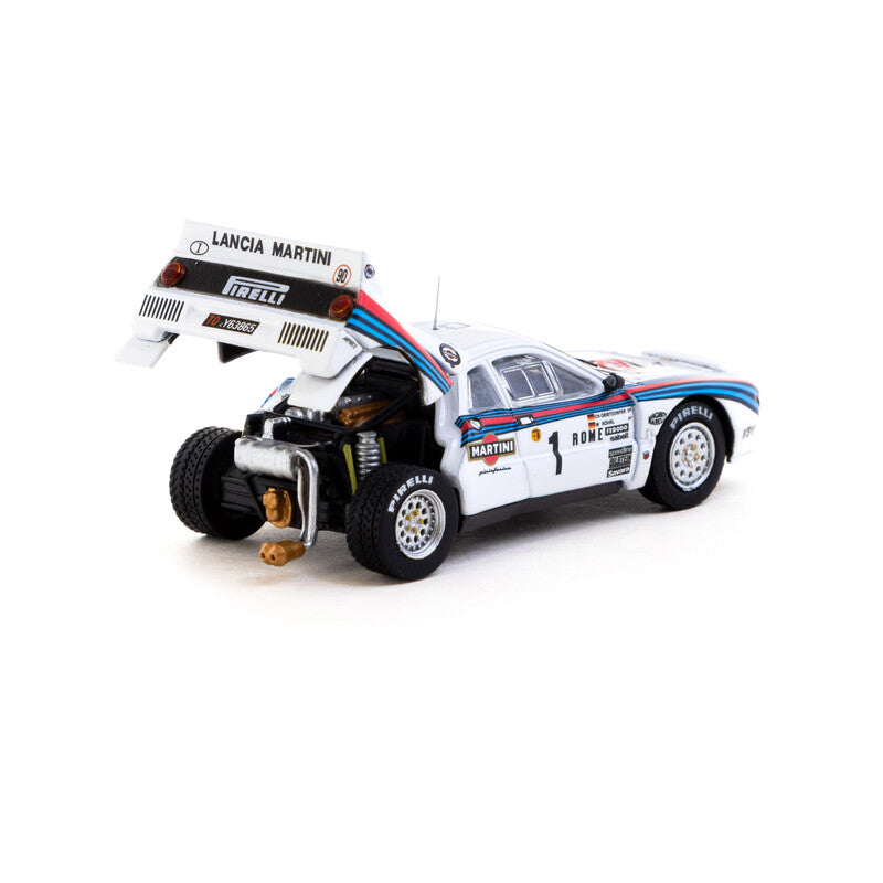 Tarmac Works Lancia 037 Rally Rally Monte Carlo 1983 Winner con Tarmac Cards