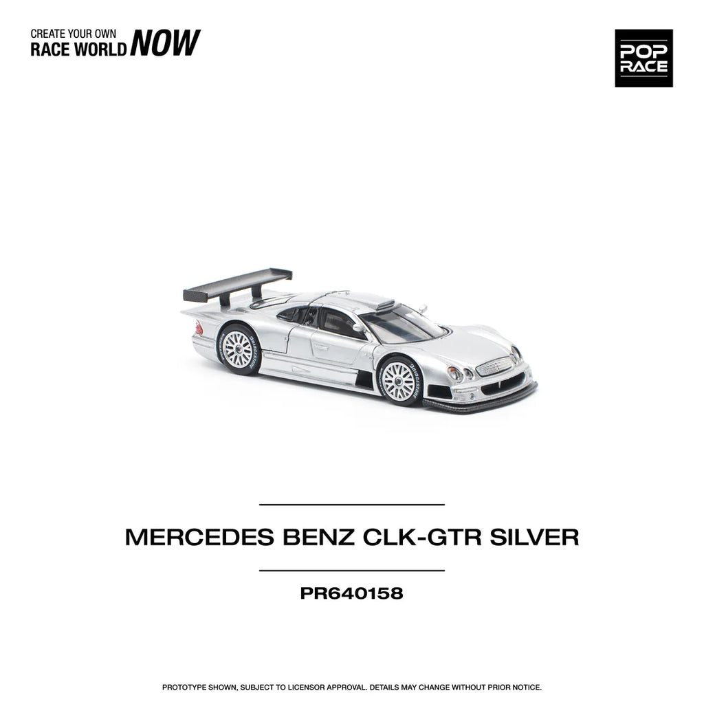 *EN CAMINO* Pop Race Mercedes-Benz AMG CLK GTR Silver