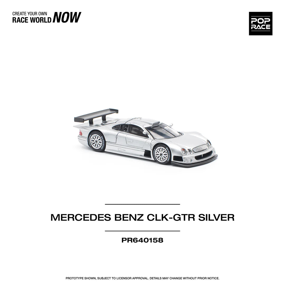 *EN CAMINO* Pop Race Mercedes-Benz AMG CLK GTR Silver