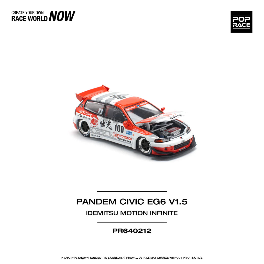 *EN CAMINO* Pop Race Pandem Civic EG6 V1.5 Idemitsu Motion Infinite