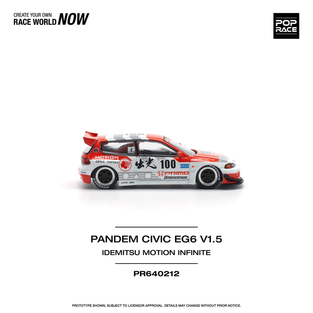 *EN CAMINO* Pop Race Pandem Civic EG6 V1.5 Idemitsu Motion Infinite