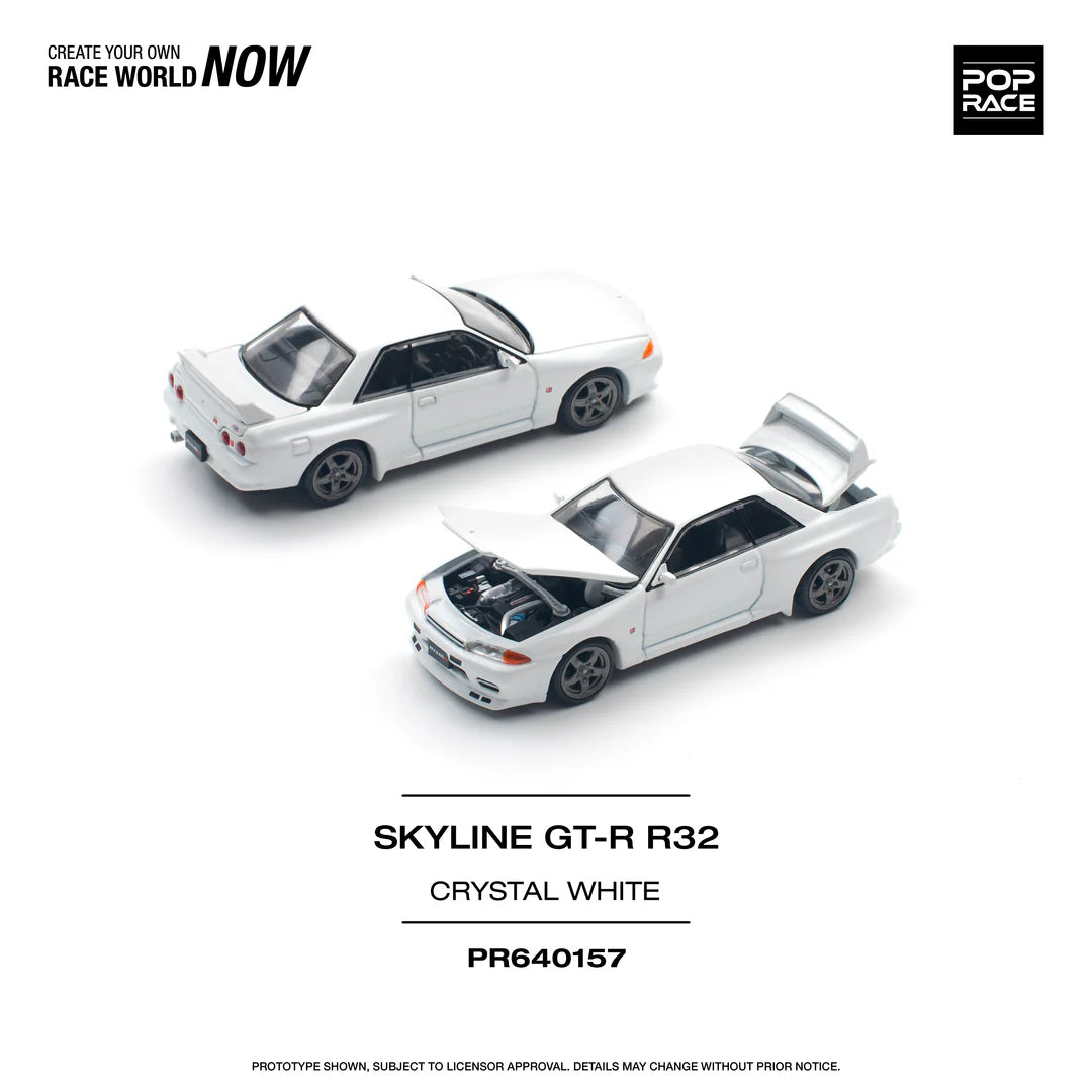 *EN CAMINO* Pop Race Nissan Skyline GT-R R32 Crystal White