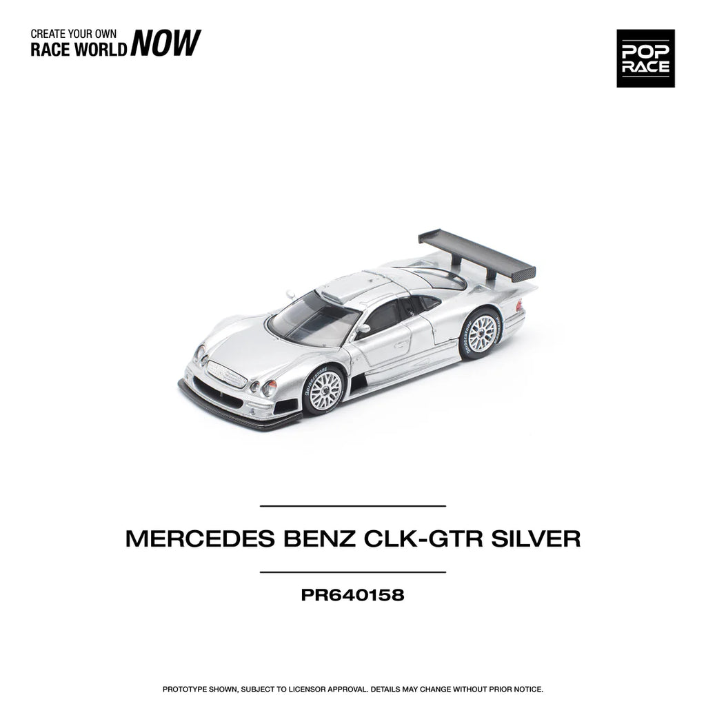*EN CAMINO* Pop Race Mercedes-Benz AMG CLK GTR Silver