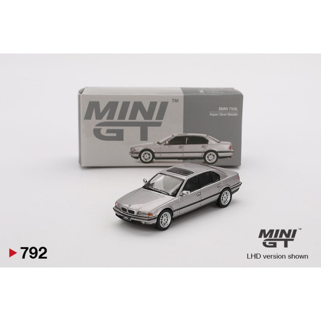 Mini GT BMW 750IL Aspen Silver Metallic - 792