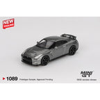 Mini GT Nissan GT-R 2013 Dark Metal Gray (NISMO R35 CRS Version) - 1089