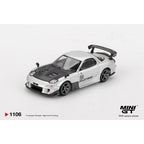 Mini GT Mazda RX-7 RE-Amemiya Silver Metallic - 1106