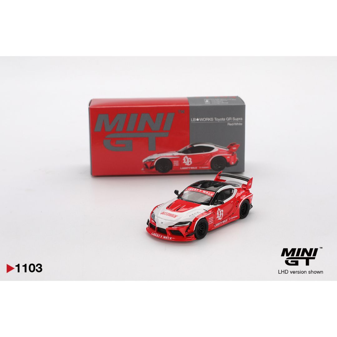 Mini GT LB☆WORKS Toyota GR Supra Red - 1103