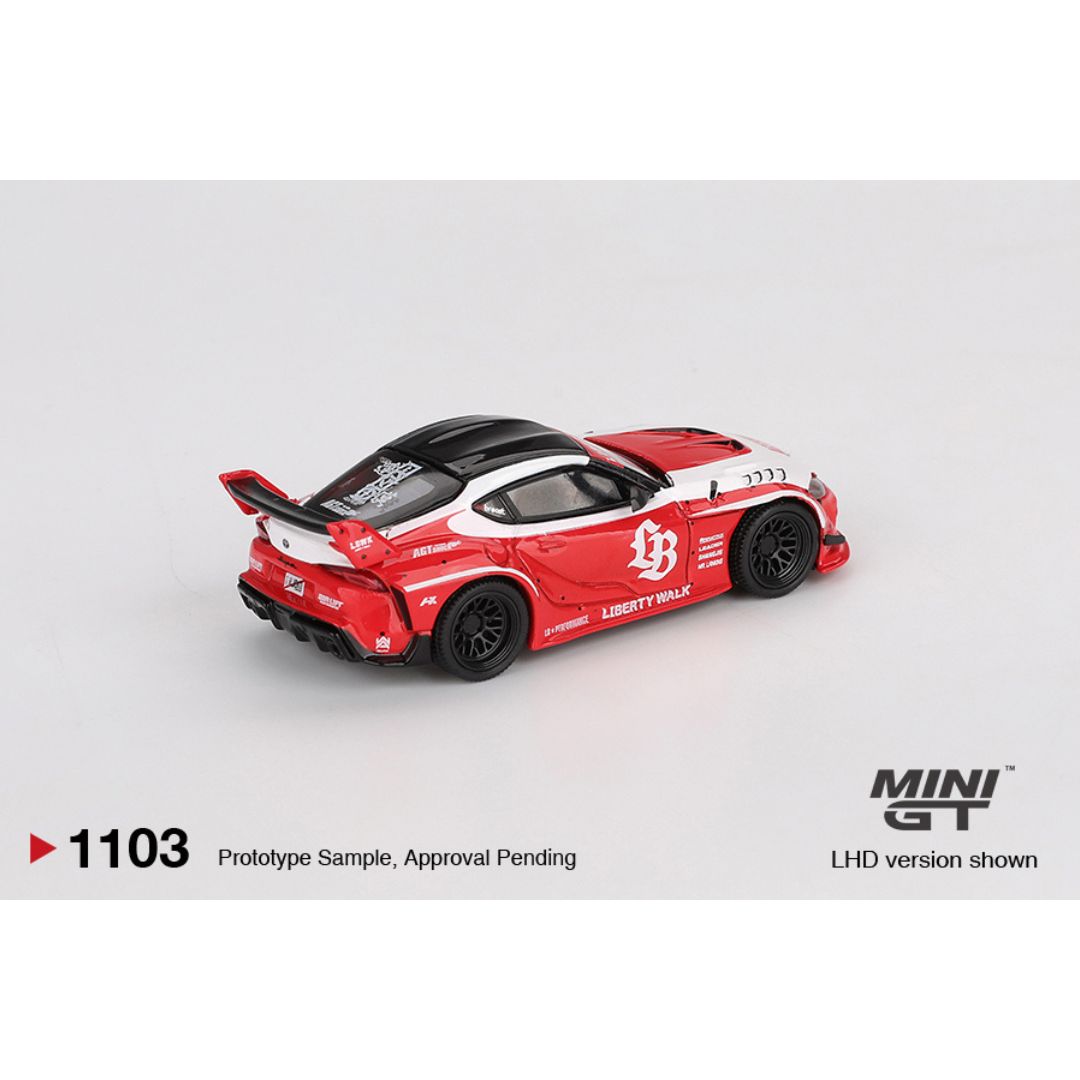 Mini GT LB☆WORKS Toyota GR Supra Red - 1103