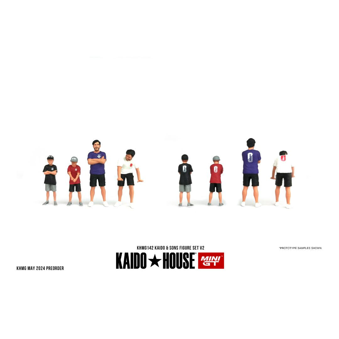 Mini GT Figure Set Kaido &amp; Sons V2