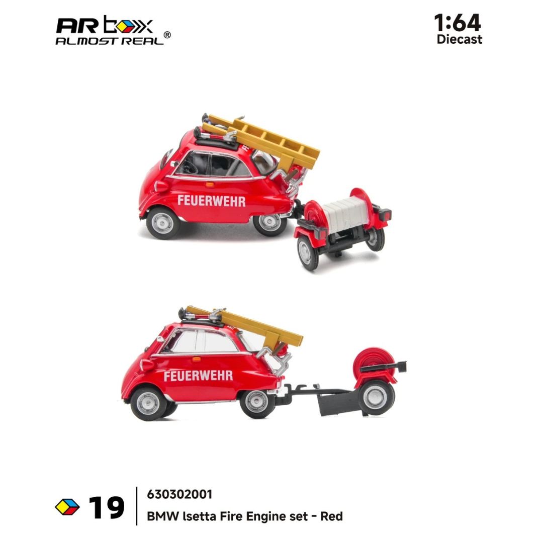 *PRE-ORDER* Almost Real BMW Isetta Fire Engine Set | 2026 GT Show