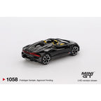 Mini GT Bugatti W16 Mistral Black - 1058