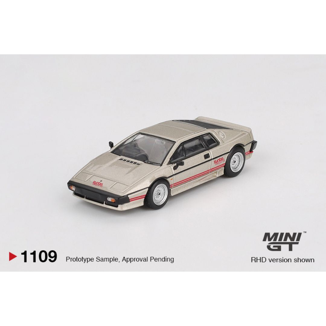 Mini GT Lotus Esprit Turbo Metallic Silver - 1109