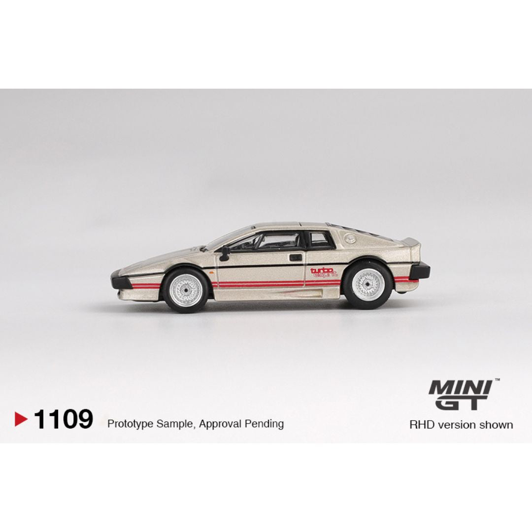 Mini GT Lotus Esprit Turbo Metallic Silver - 1109