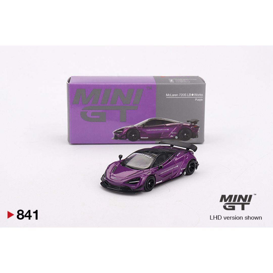 Mini GT McLaren 720S LB★Works Purple - 841