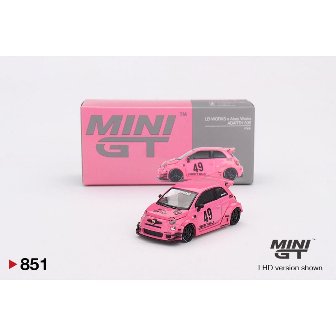 Mini GT ABARTH 595 LB-WORKS x Abas Works - 851