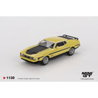 Mini GT Ford Mustang Mach1 Grabber Yellow - 1139