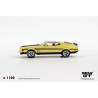 Mini GT Ford Mustang Mach1 Grabber Yellow - 1139