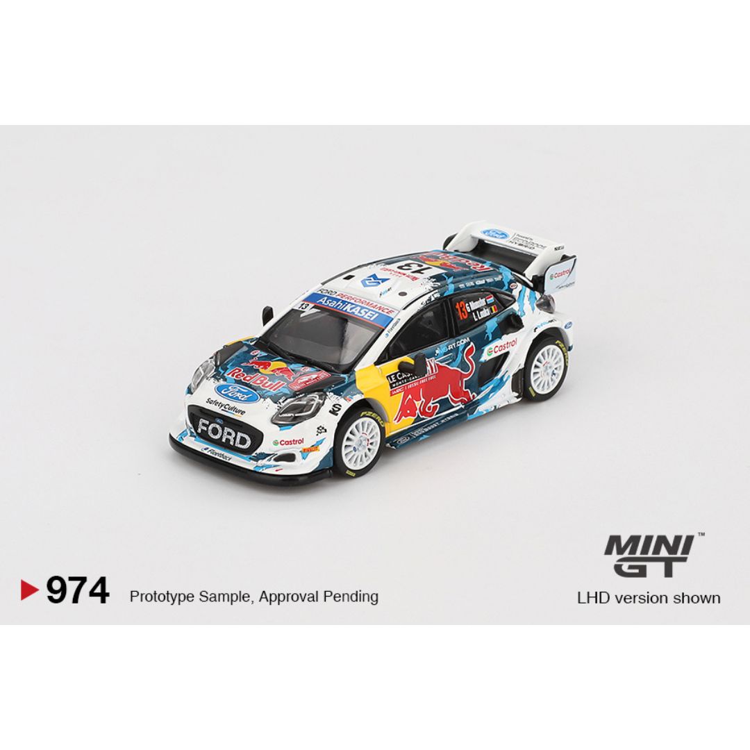 Mini GT Ford Puma Rally1 #13 M-Sport Ford WRT 2024 Rally Monte Carlo - 974