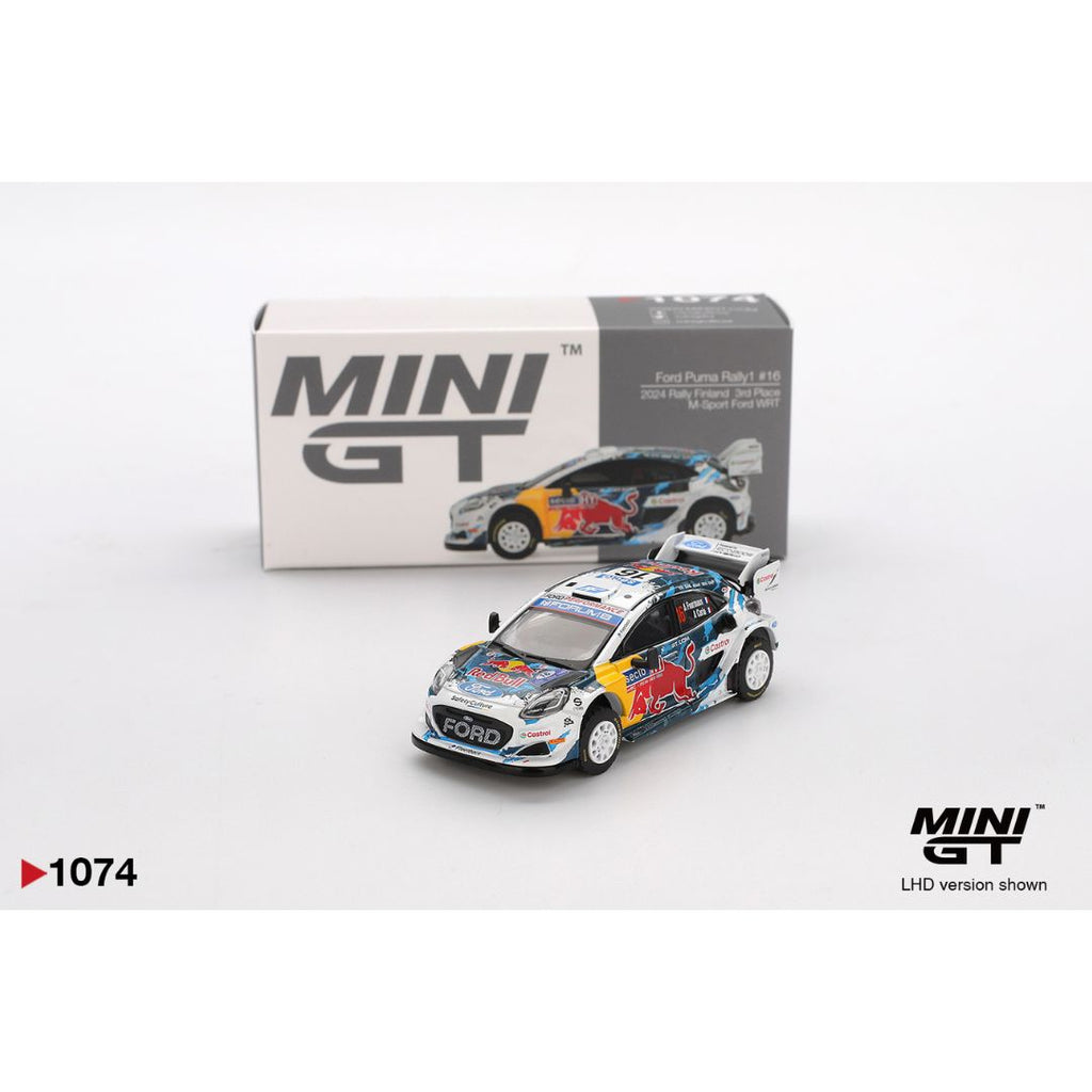 Mini GT Ford Puma Rally1 #16 M-Sport Ford WRT 2024 Rally Finland 3rd Place - 1074