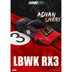 Inno 64 LBWK Mazda RX3 Savanna Advan Livery