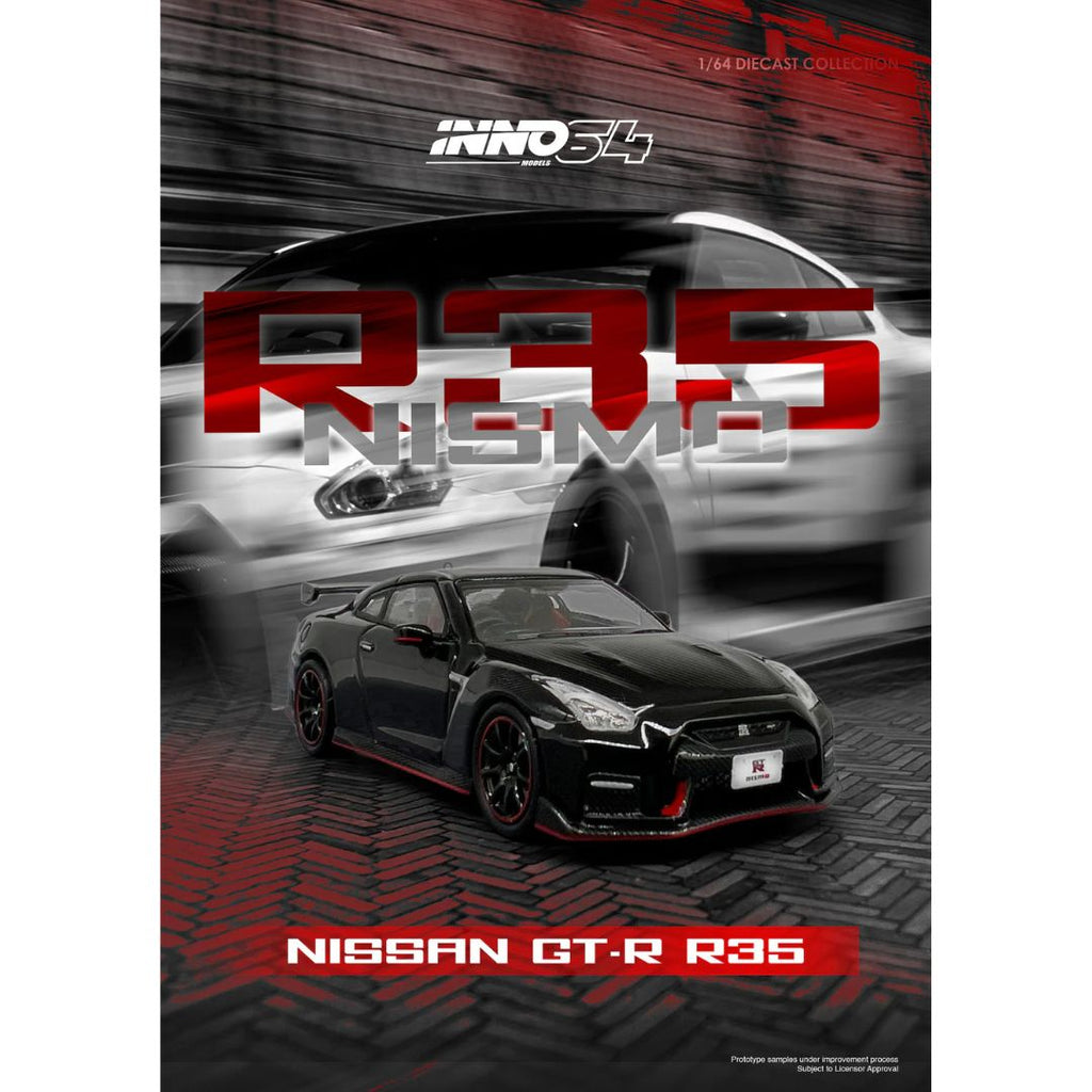 *EN CAMINO* Inno64 Nissan GT-R R35 Nismo Black