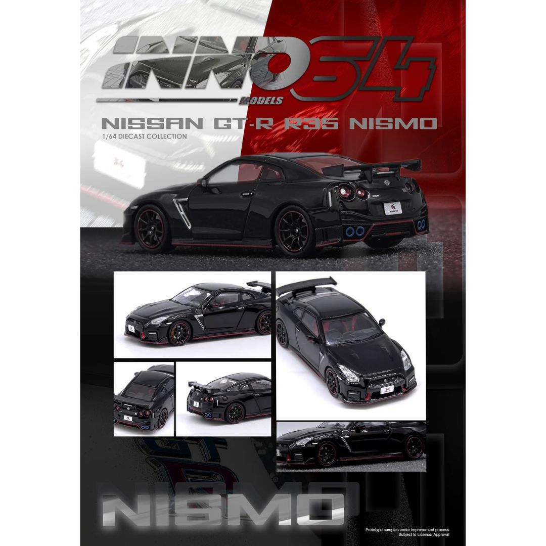 *EN CAMINO* Inno64 Nissan GT-R R35 Nismo Black