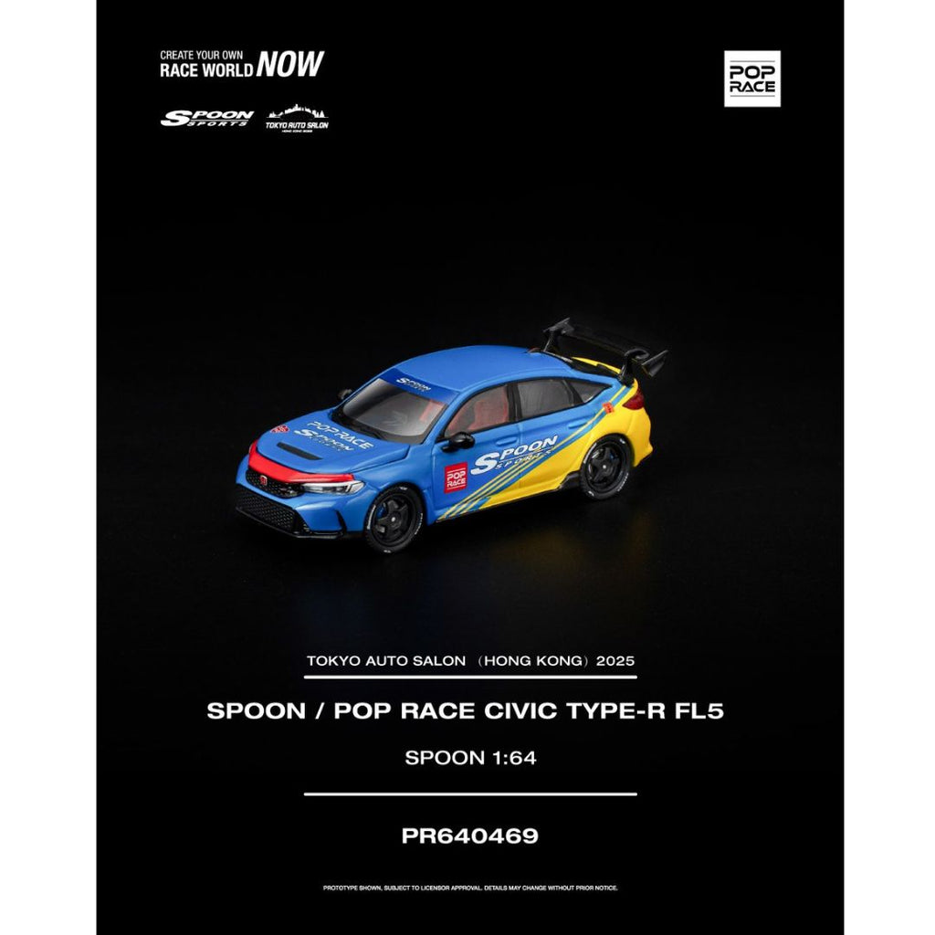 *PRE-ORDER* Pop Race Honda Civic Type-R (FL5) Spoon | 2025 Hong Kong T