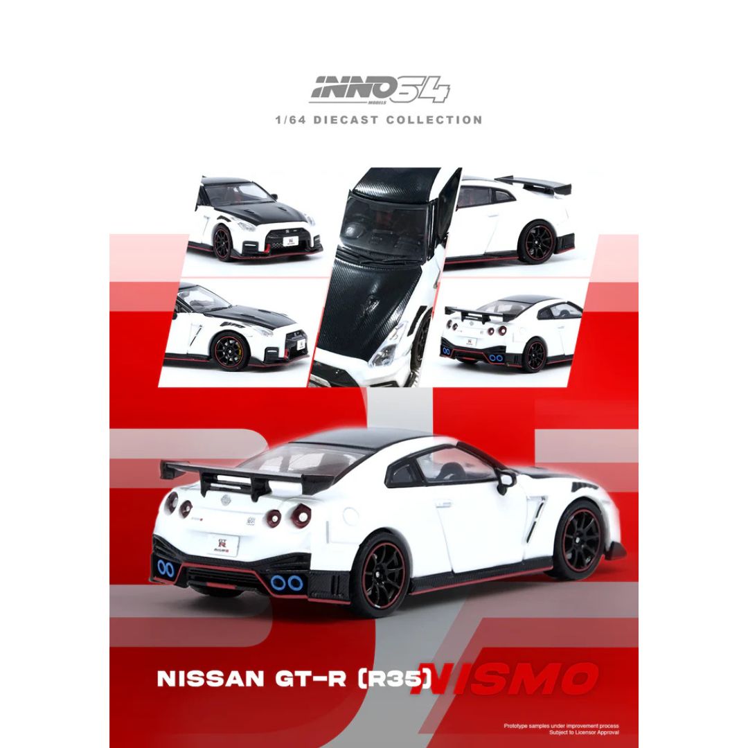 Inno 64 Nissan GT-R (R35) NISMO Blanco