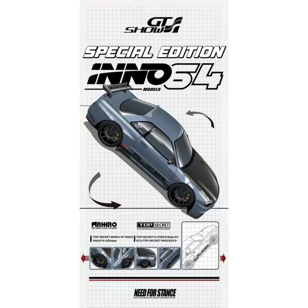Inno 64 Nissan Skyline GT-R (R34) "Top Secret" GTSHOW 2025