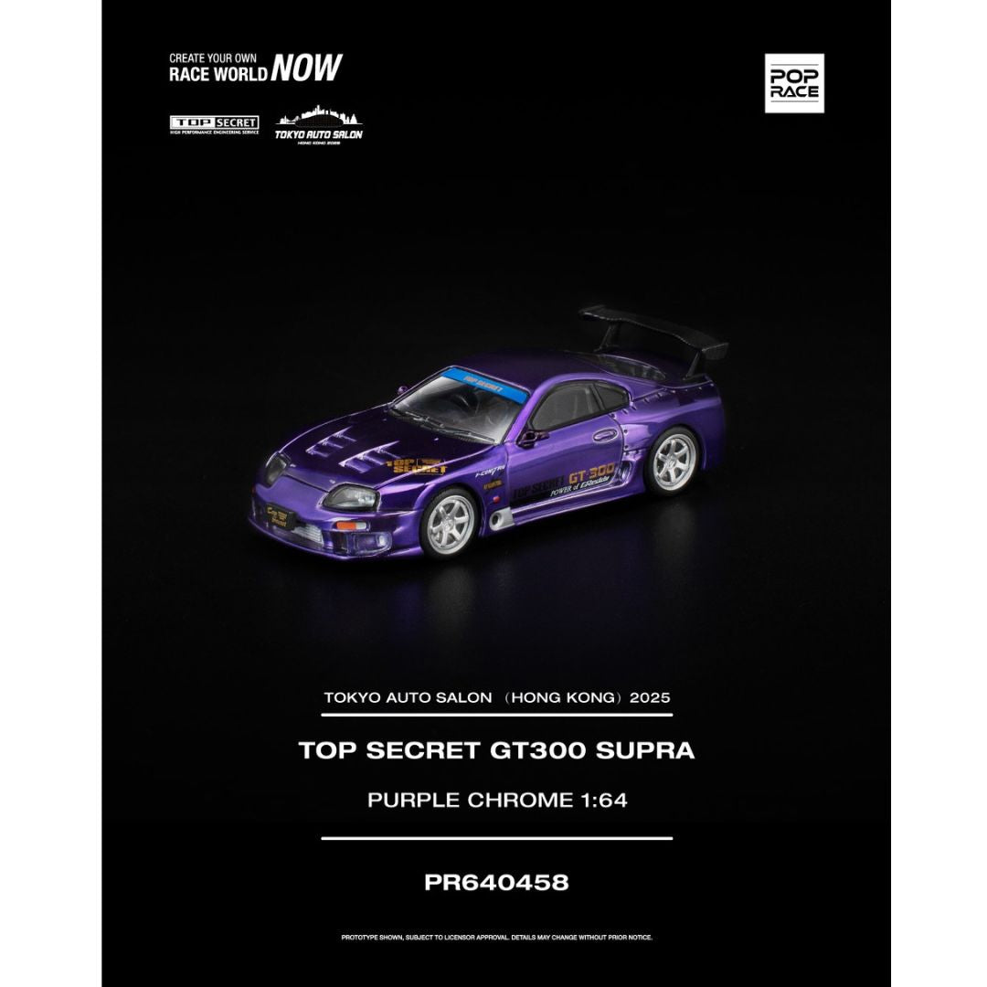 *PRE-ORDER* Pop Race Top Secret GT300 Supra | 2025 Hong Kong Tokyo Auto Salon