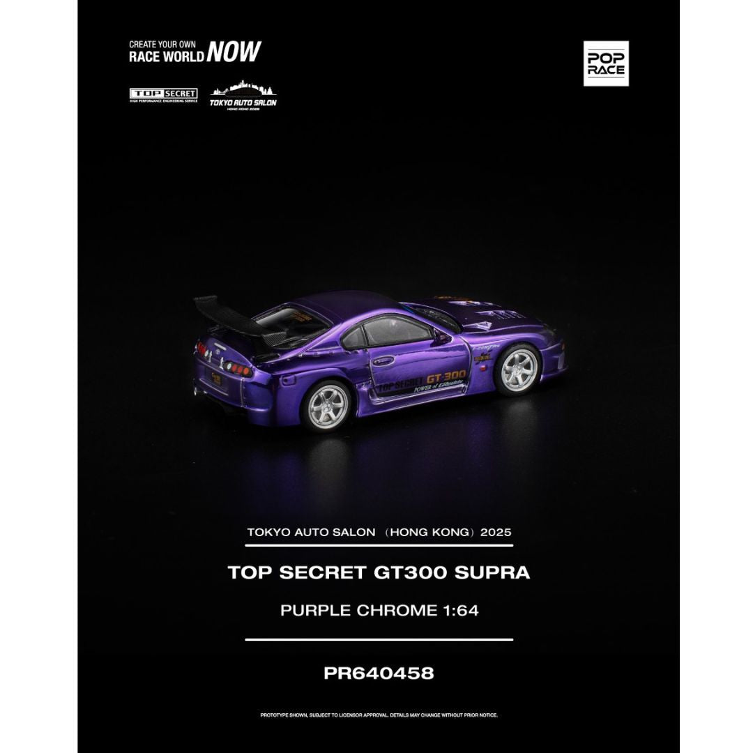 PRE-ORDER* Pop Race Top Secret GT300 Supra | 2025 Hong Kong Tokyo Aut