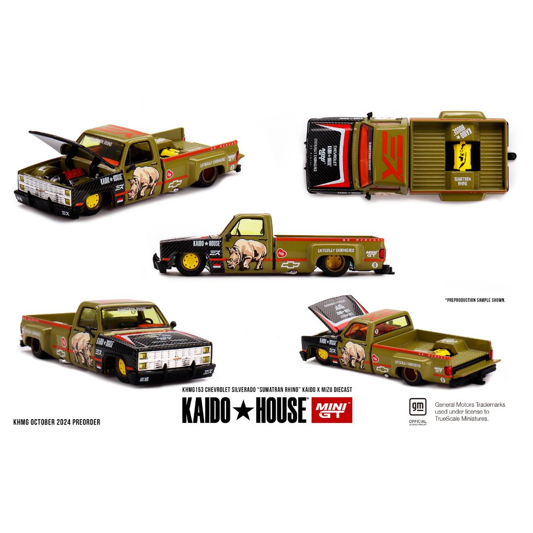 Kaido House Chevrolet Silverado “Sumatran Rhino” KAIDO x MIZU Diecast - 153