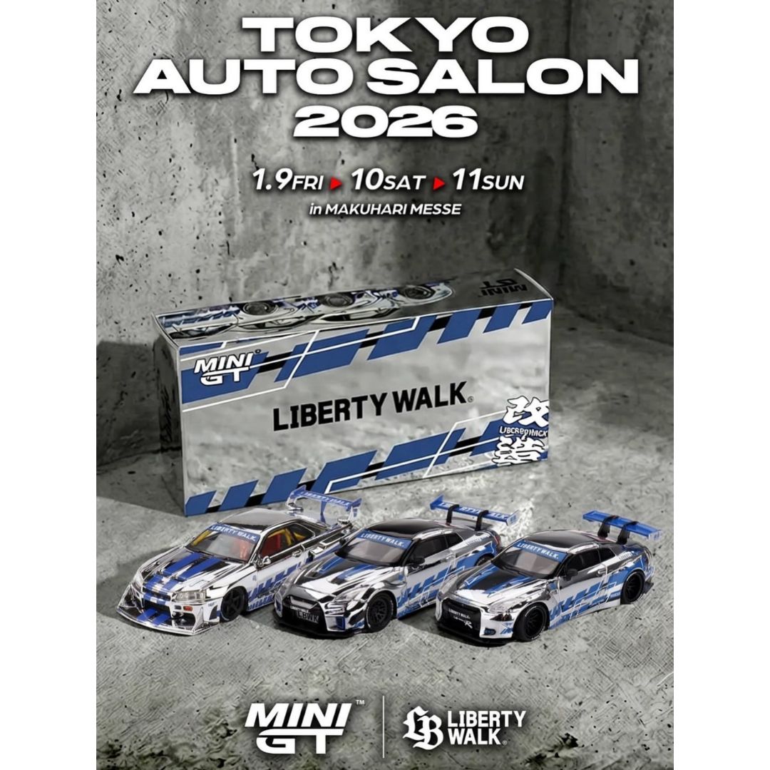 *PRE-ORDER* Mini GT Project FF-R Collection 3 car Set | 2026 Tokyo Auto Salon