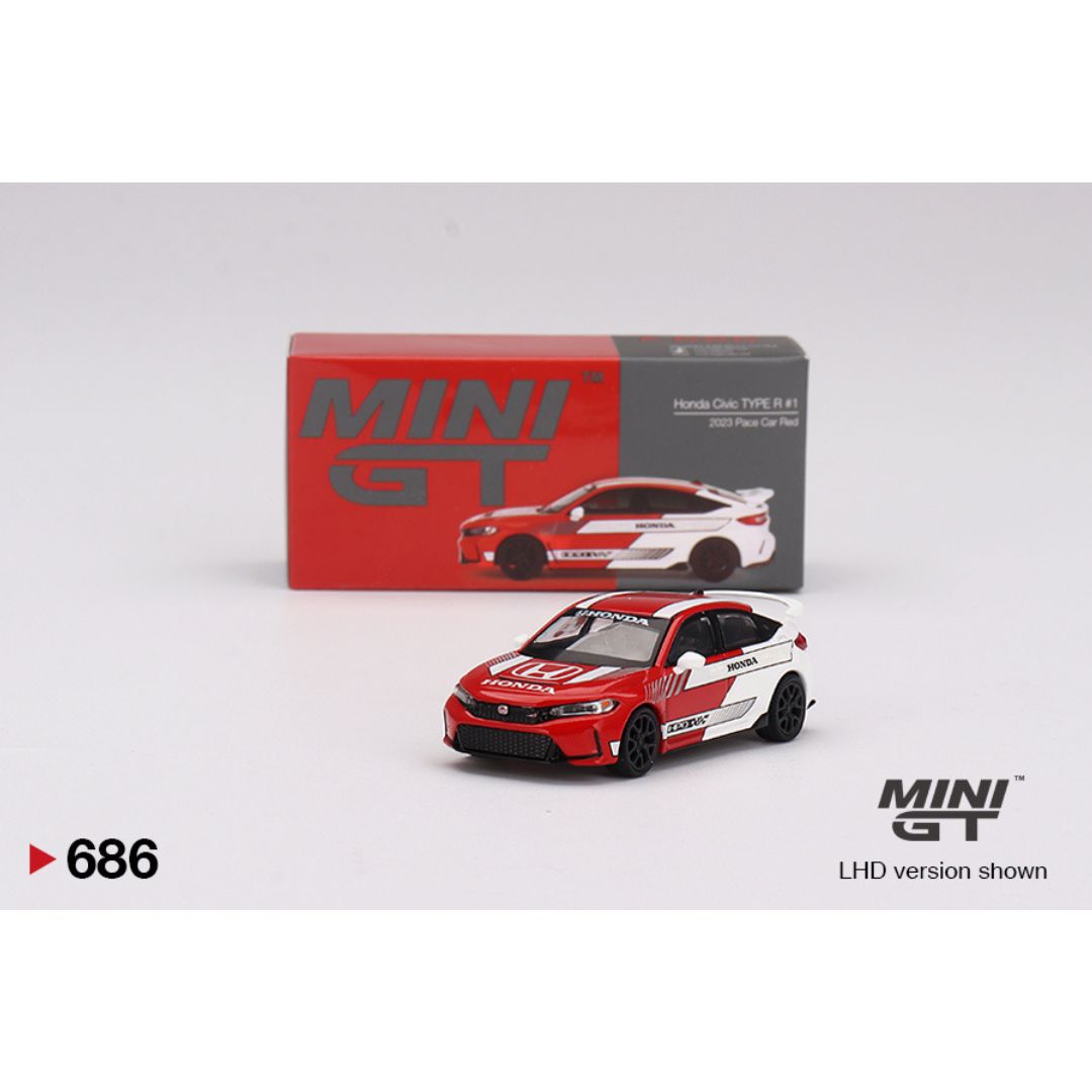 Mini GT Honda Civic Type R Pace Car - 686