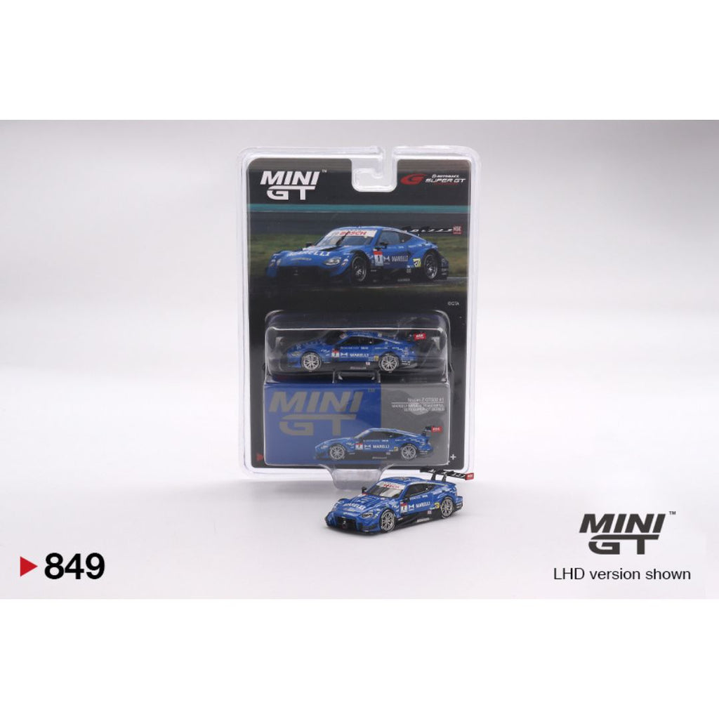 Mini GT Nissan Z GT500 #1 MARELLI IMPUL Z TEAM IMPUL 2023 SUPER GT SERIES – 849
